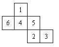 ı:	1	
6	4	5	
	2	3

