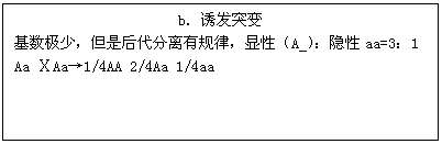 ı: bշͻ
٣ǺйɣԣA aa=31
Aa Aa1/4AA 2/4Aa 1/4aa

